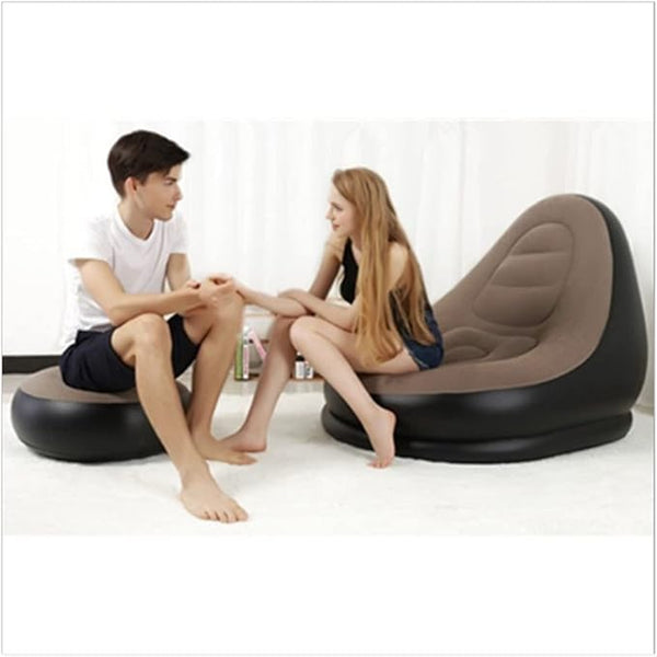 Inflatable Singal Sofa With Air Pump